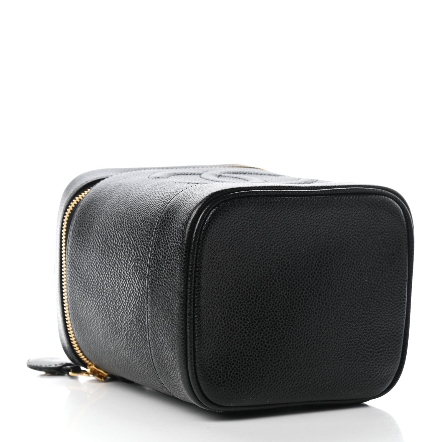 Chanel Caviar Vanity Cosmetic Case Black 4 of 10
