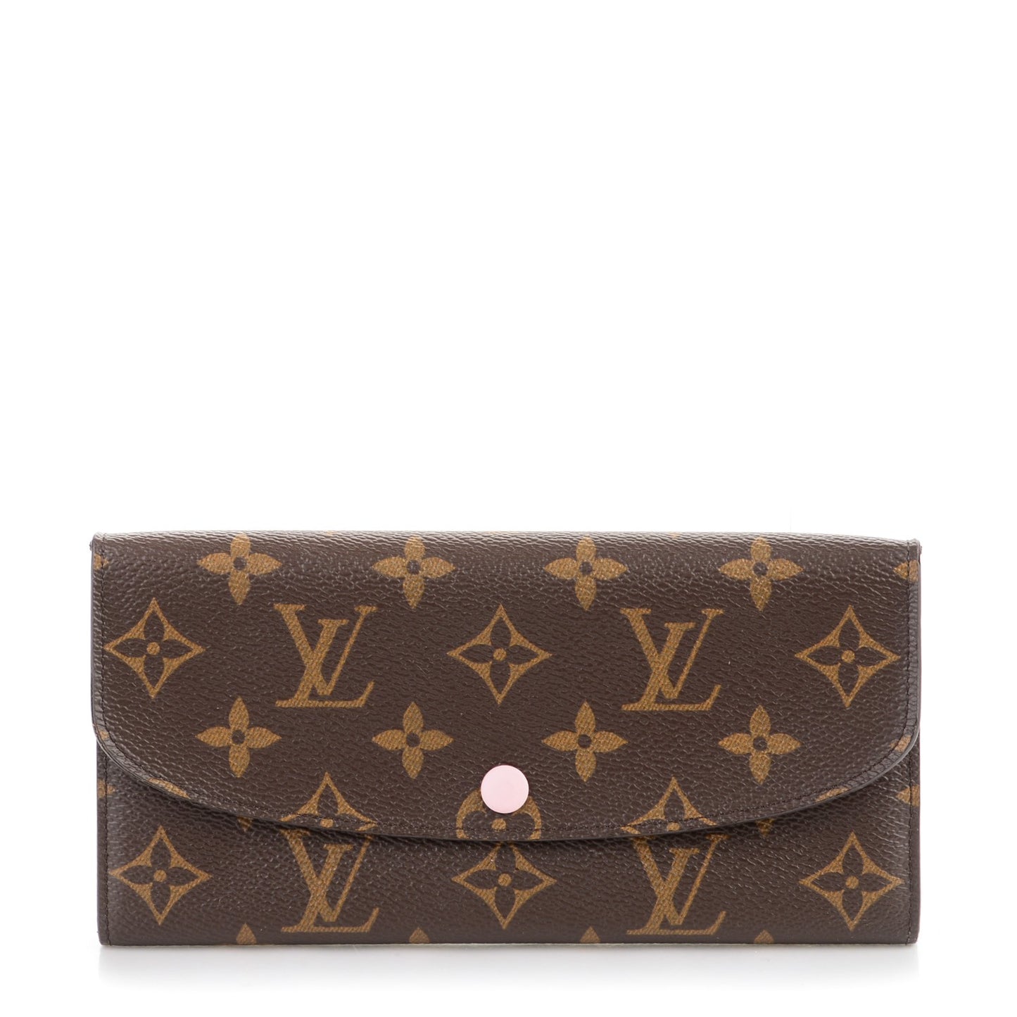 Monogram Emilie Wallet Rose Ballerine