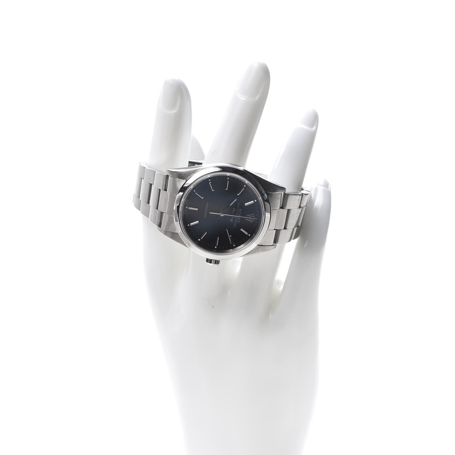 Rolex Stainless Steel 34mm Air-King Oyster Perpetual Precision Watch Black 14000 2 of 5