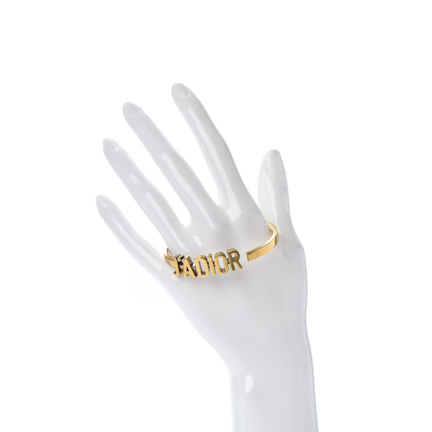 Metal J'Adior Bracelet Cuff Gold
