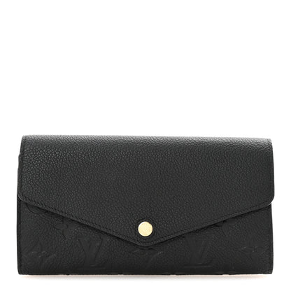 Louis Vuitton Empreinte Sarah Wallet NM Black 1 of 6