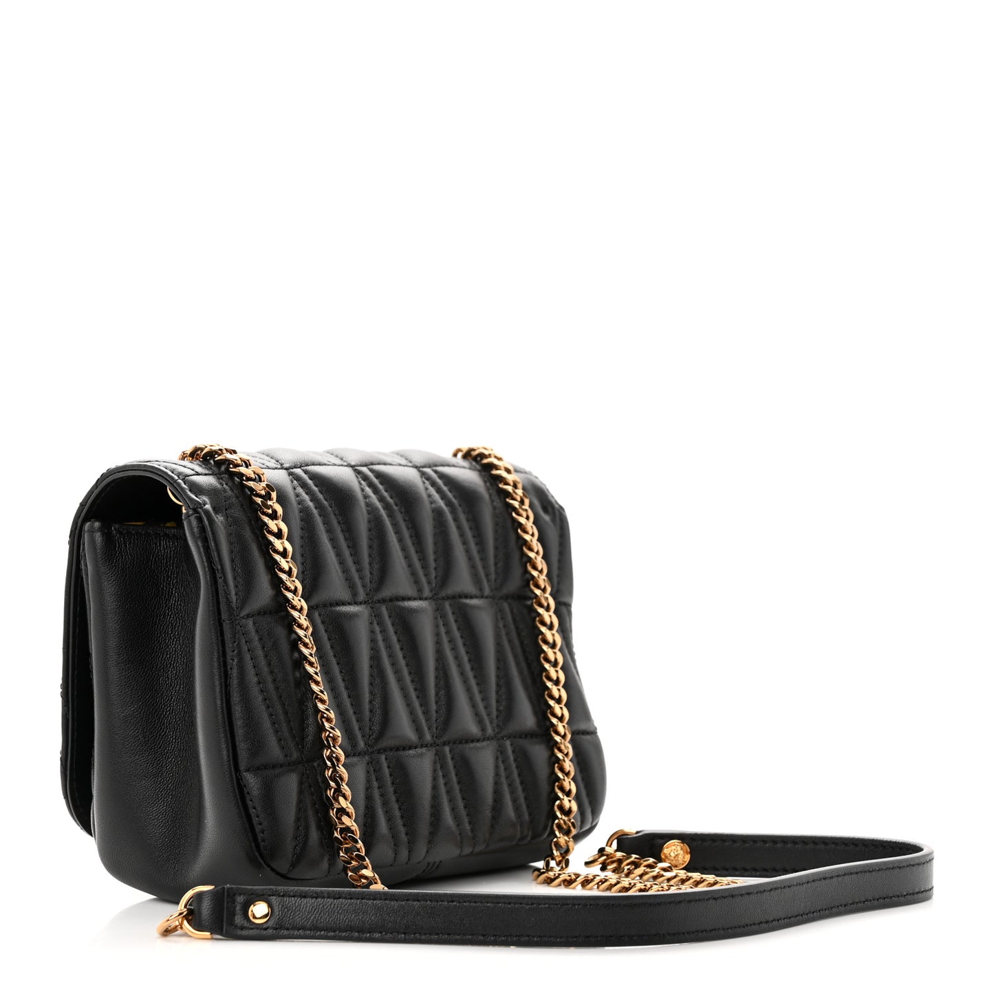 Nappa Quilted Virtus Bag Black