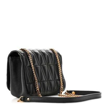 Versace Nappa Quilted Virtus Bag Black 3 of 14