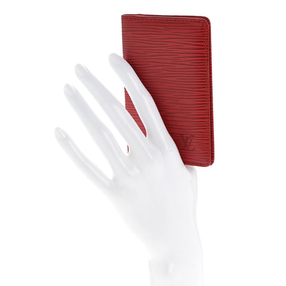 Louis Vuitton Epi Pocket Organizer Red 2 of 9