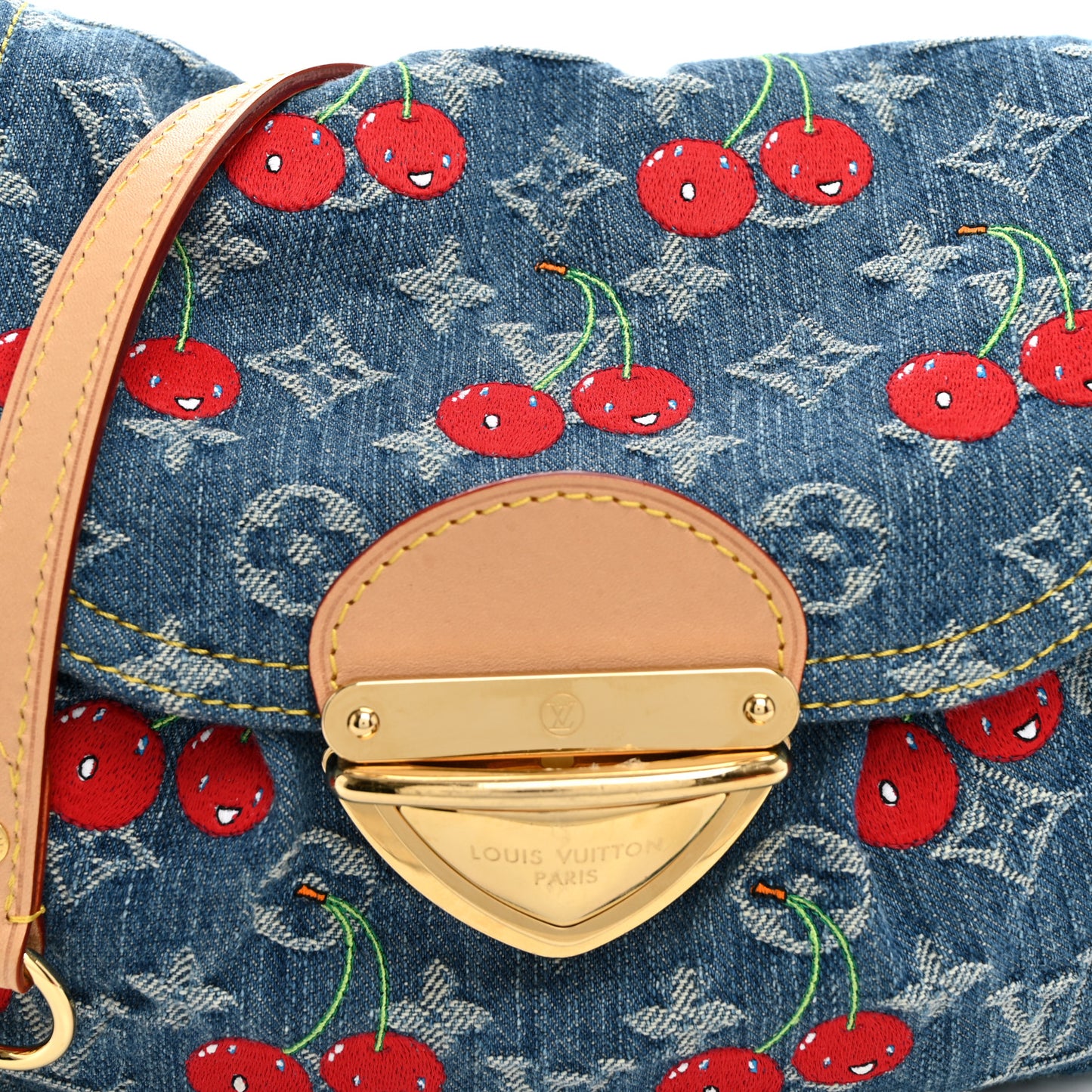 LV X TM Monogram Denim Cerises Sunset