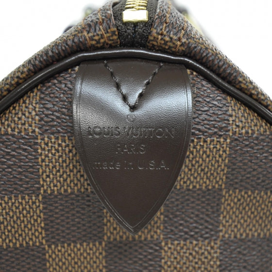 Louis Vuitton Damier Ebene Speedy 25 7 of 8