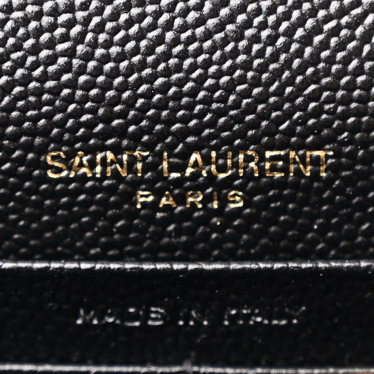 Grain De Poudre Classic Monogram Kate Tassel Chain Wallet Black