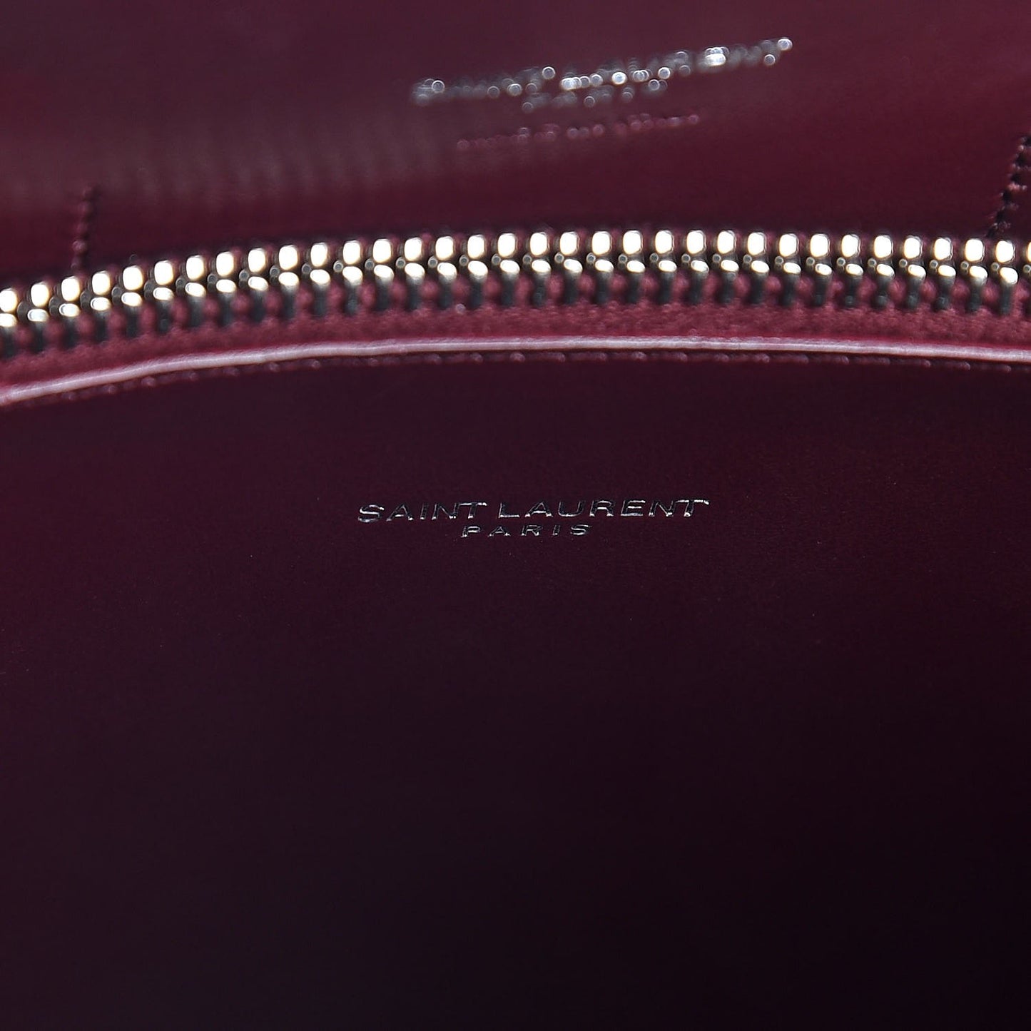 Grained Calfskin Topstitch Small Classic Sac De Jour Rouge Legion
