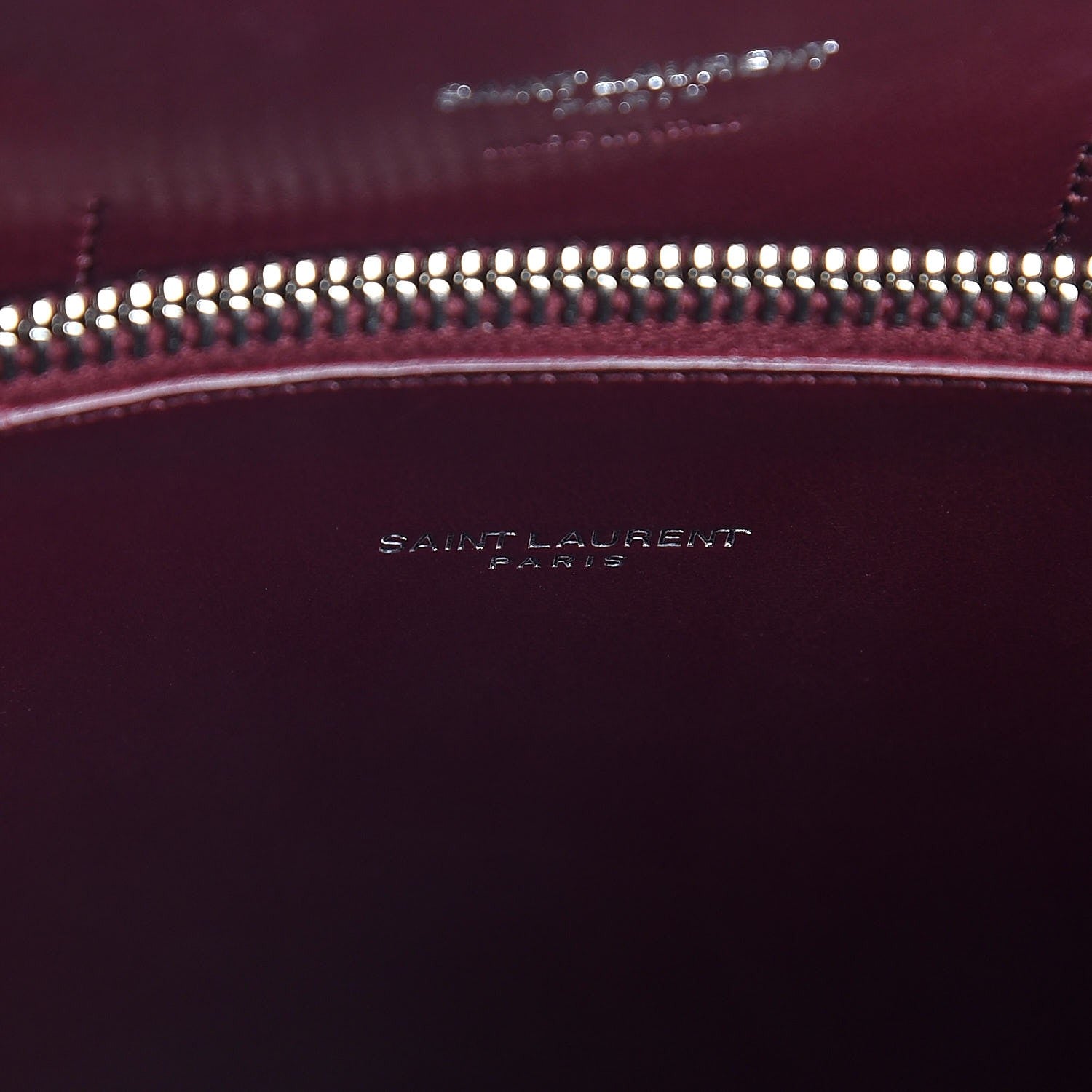 Saint Laurent Grained Calfskin Topstitch Small Classic Sac De Jour Rouge Legion 7 of 10