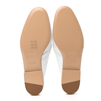 Hermes Calfskin Oz Mules 35 White 5 of 8