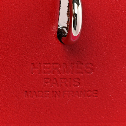 Hermes Toile Militaire Vache Hunter Laque Herbag Zip Retourne 31 PM Rose Mexico Rouge Piment 7 of 9