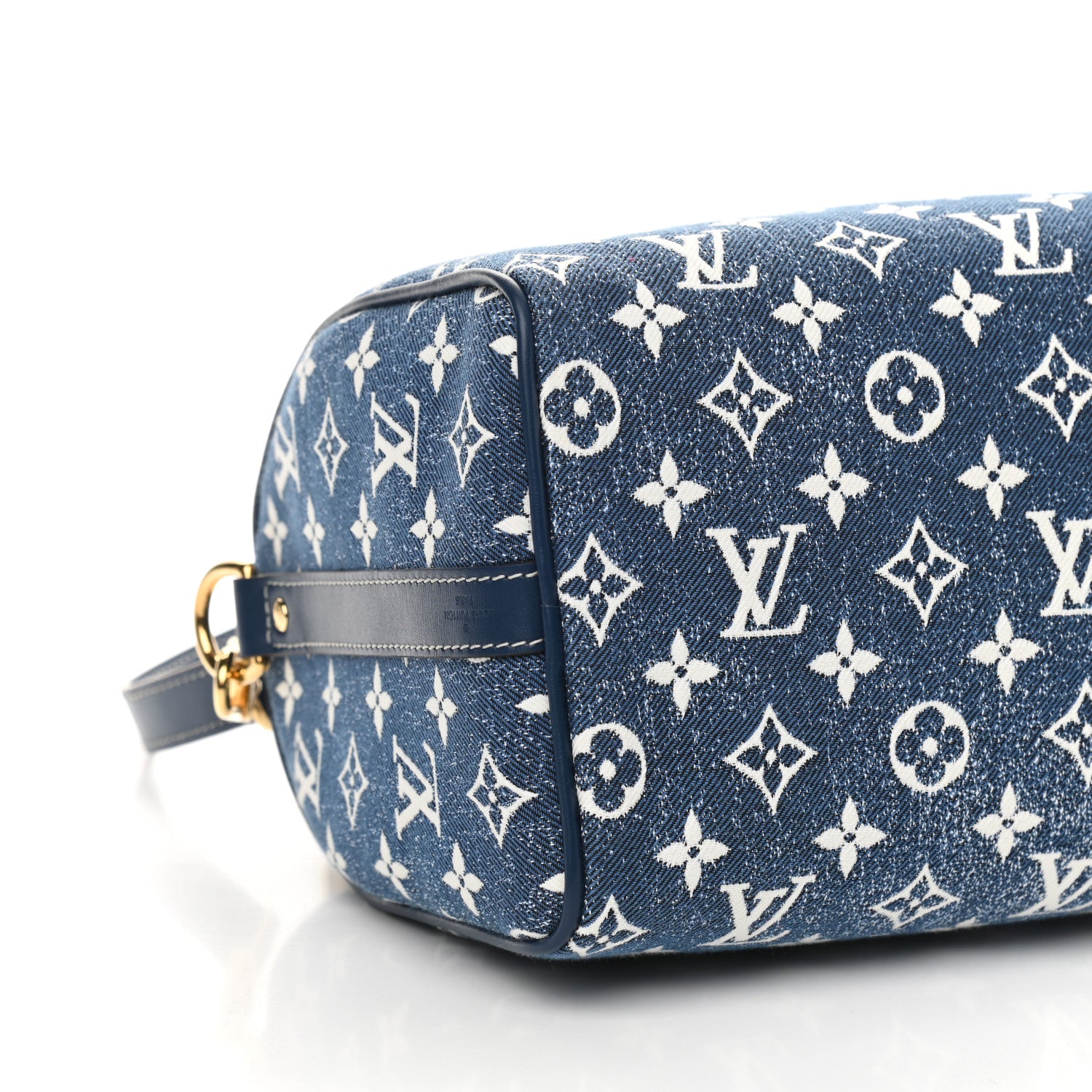 Louis Vuitton Monogram Jacquard Denim Speedy Bandouliere 25 Bleu 8 of 10