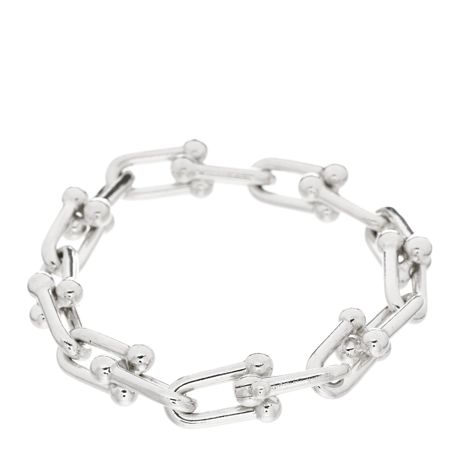 Tiffany Sterling Silver Large HardWear Link Bracelet 2 of 5