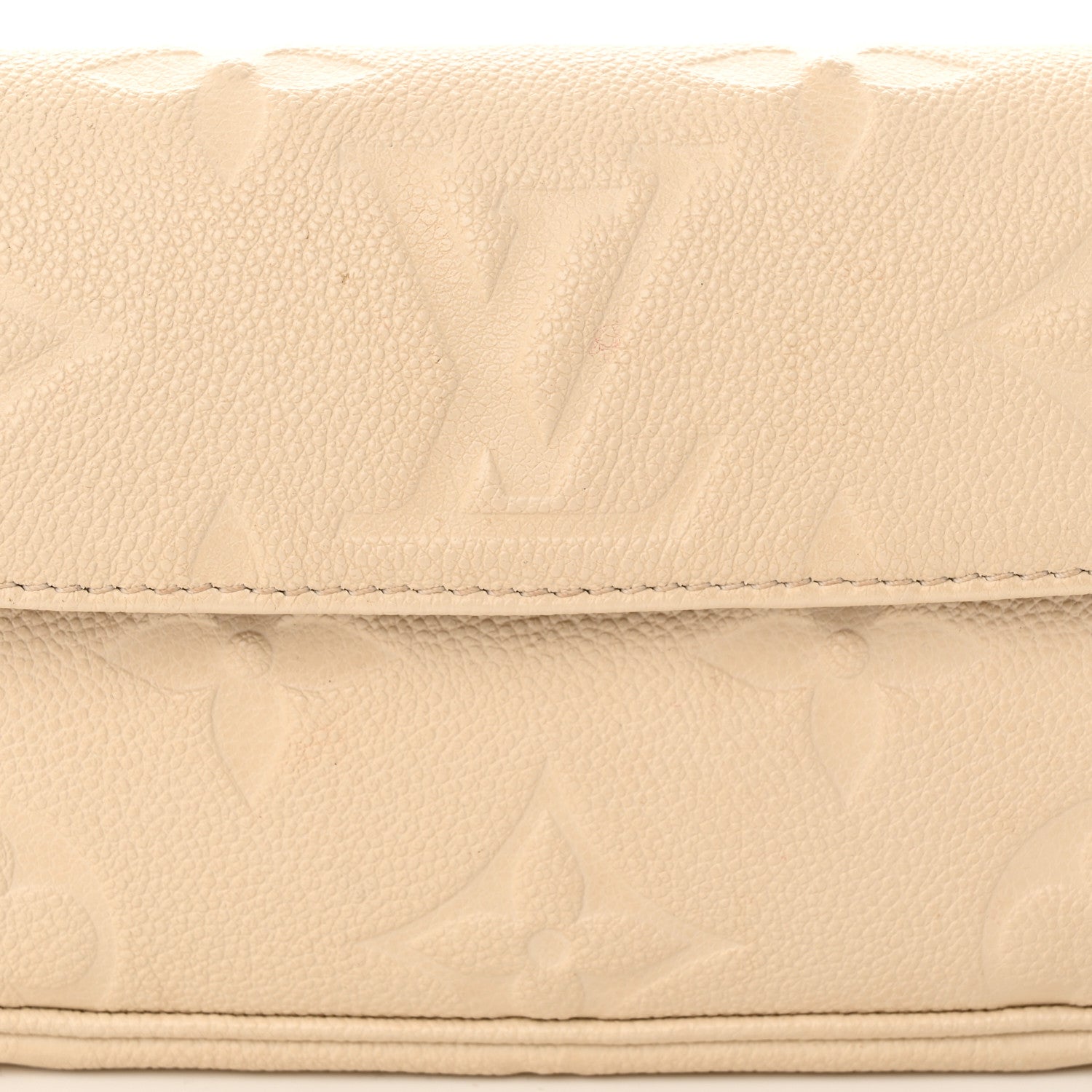 Louis Vuitton Empreinte Monogram Giant Ivy Wallet On Chain Cream 7 of 11