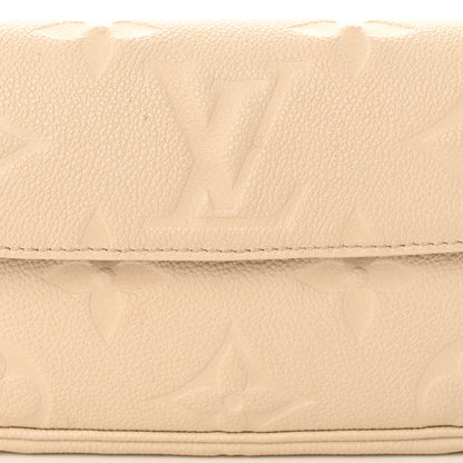 Louis Vuitton Empreinte Monogram Giant Ivy Wallet On Chain Cream 7 of 11