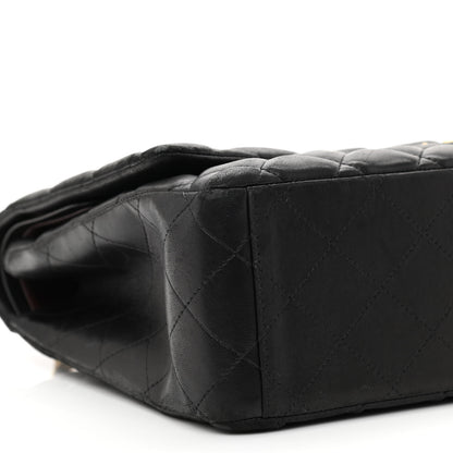 Chanel Lambskin Quilted Maxi Double Flap Black 10 of 19