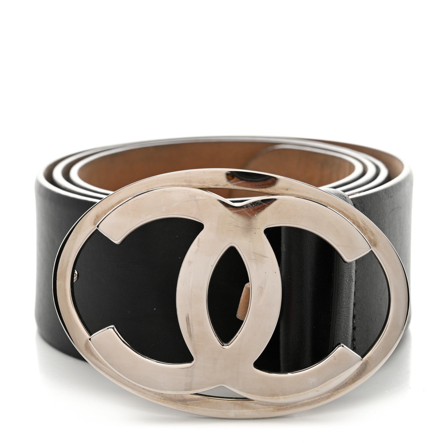 Chanel Calfskin CC Belt 100 40 Black 1211874 – FASHIONPHILE