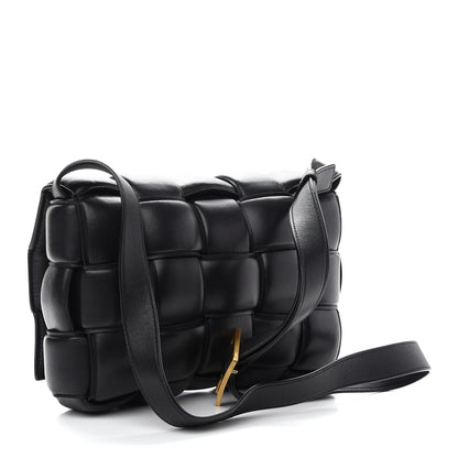 Bottega Veneta Nappa Maxi Intreccio Padded Cassette Crossbody Bag Black 3 of 8