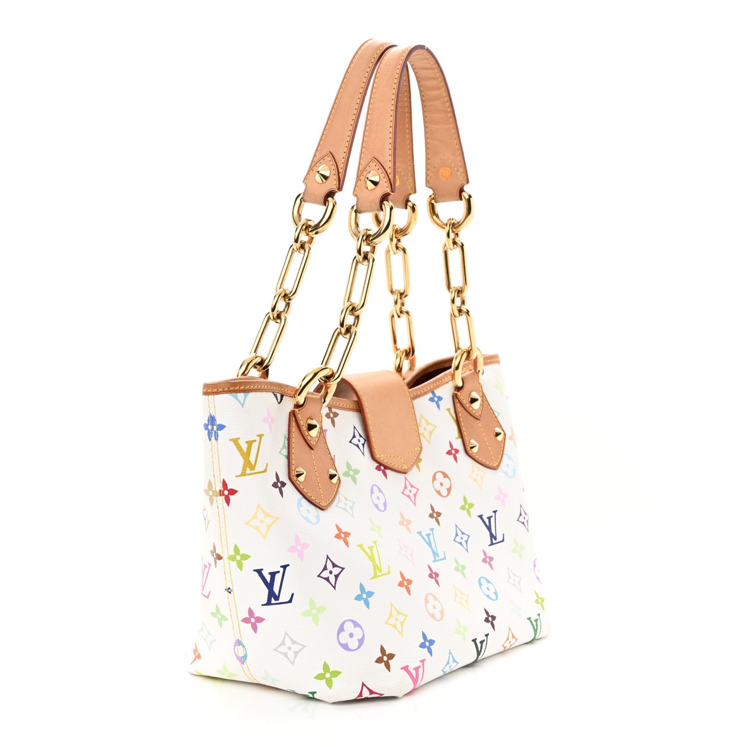 Louis Vuitton Monogram Multicolor Annie MM White 3 of 10