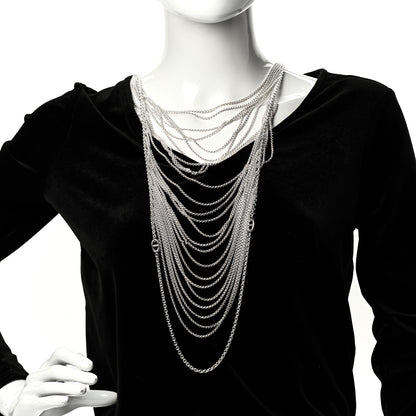 Hermes Sterling Silver New Farandole Collier Necklace 2 of 5