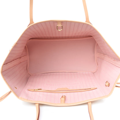 Louis Vuitton Damier Azur Neo Neverfull MM Rose Ballerine 5 of 10
