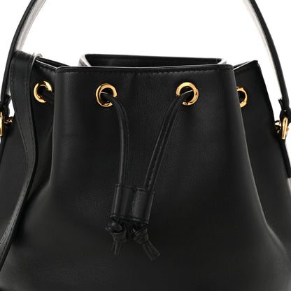 Versace Nappa Quilted Medusa Top Handle Bucket Bag Black 7 of 9