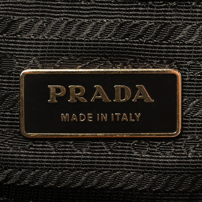 Prada Cervo Antik Buckle Foldover Pushlock Satchel Bruciato 6 of 9