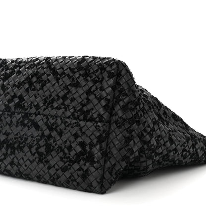 Bottega Veneta Nappa Velours Intrecciato Large Cabat Black 10 of 10