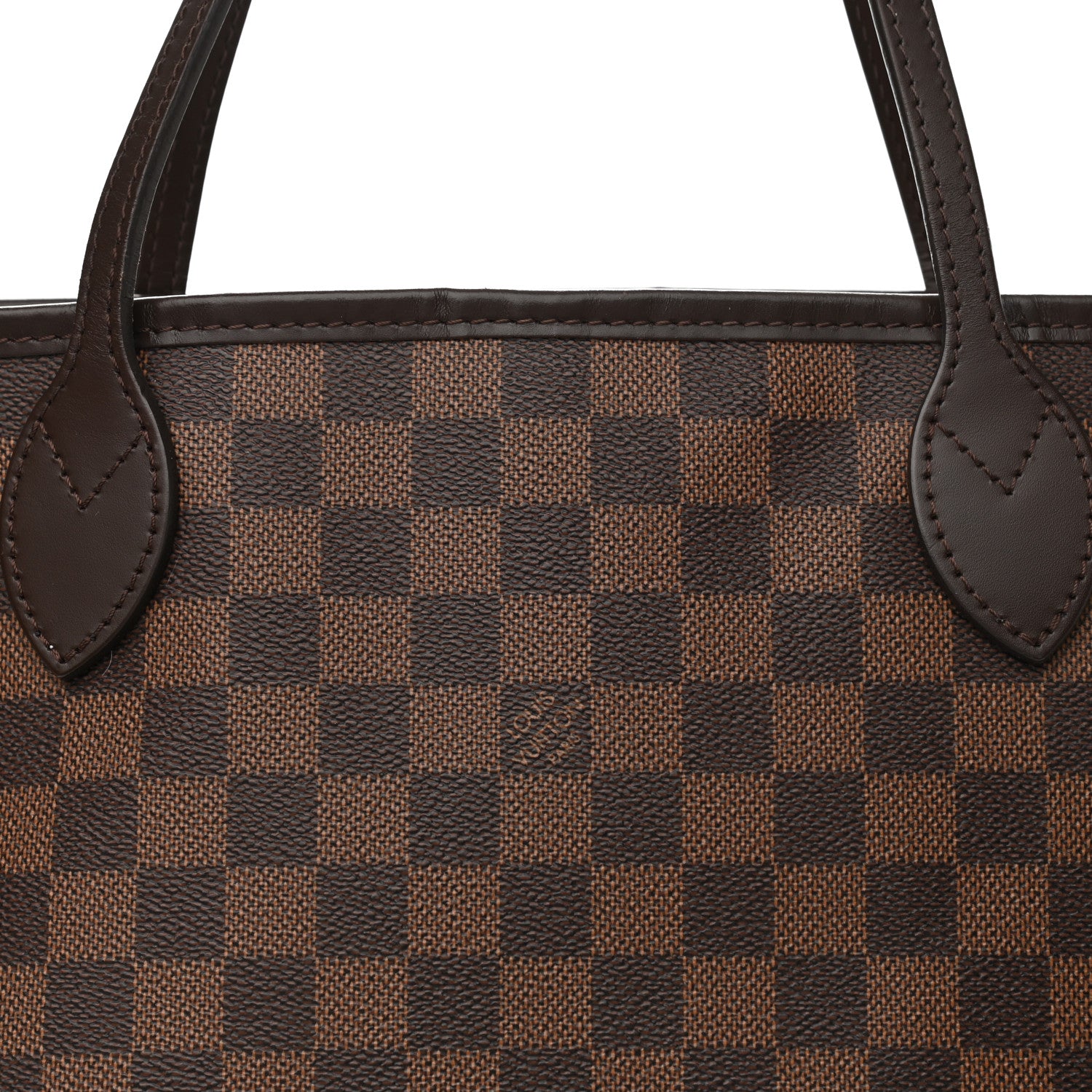 Louis Vuitton Damier Ebene Neo Neverfull MM Rose Ballerine 9 of 11
