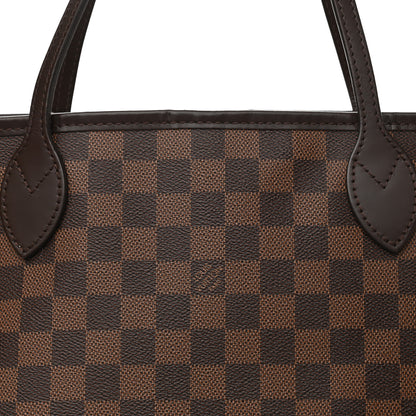 Louis Vuitton Damier Ebene Neo Neverfull MM Rose Ballerine 9 of 11