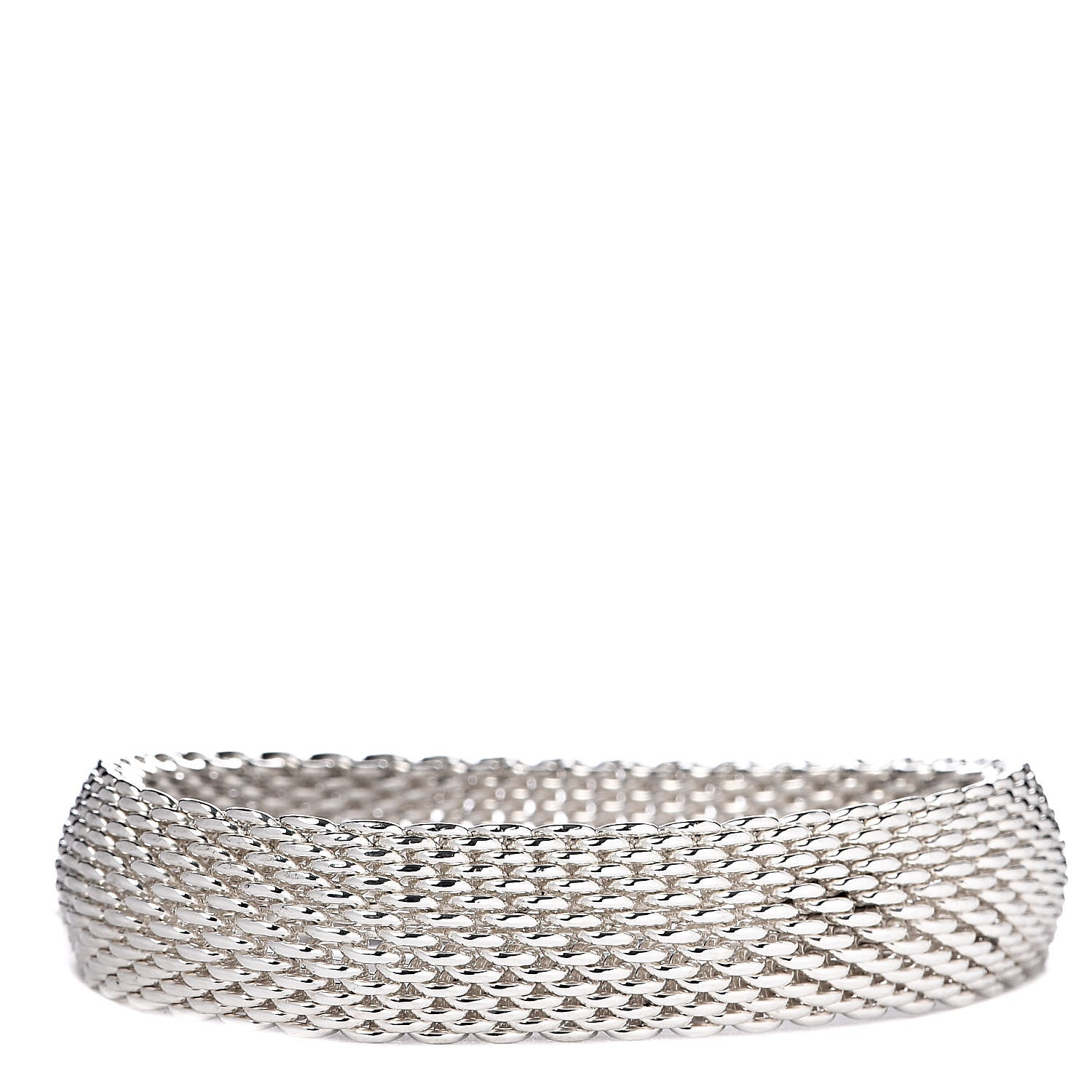 Tiffany Sterling Silver Somerset Mesh Bracelet 3 of 4