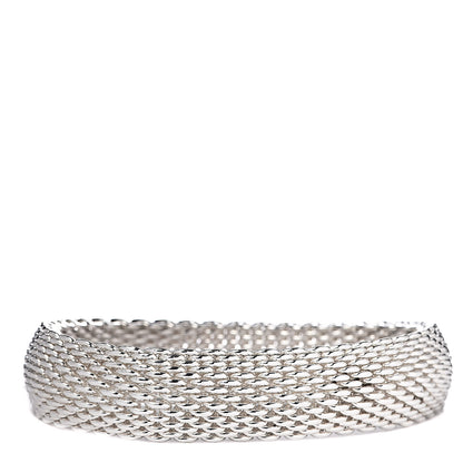 Tiffany Sterling Silver Somerset Mesh Bracelet 3 of 4