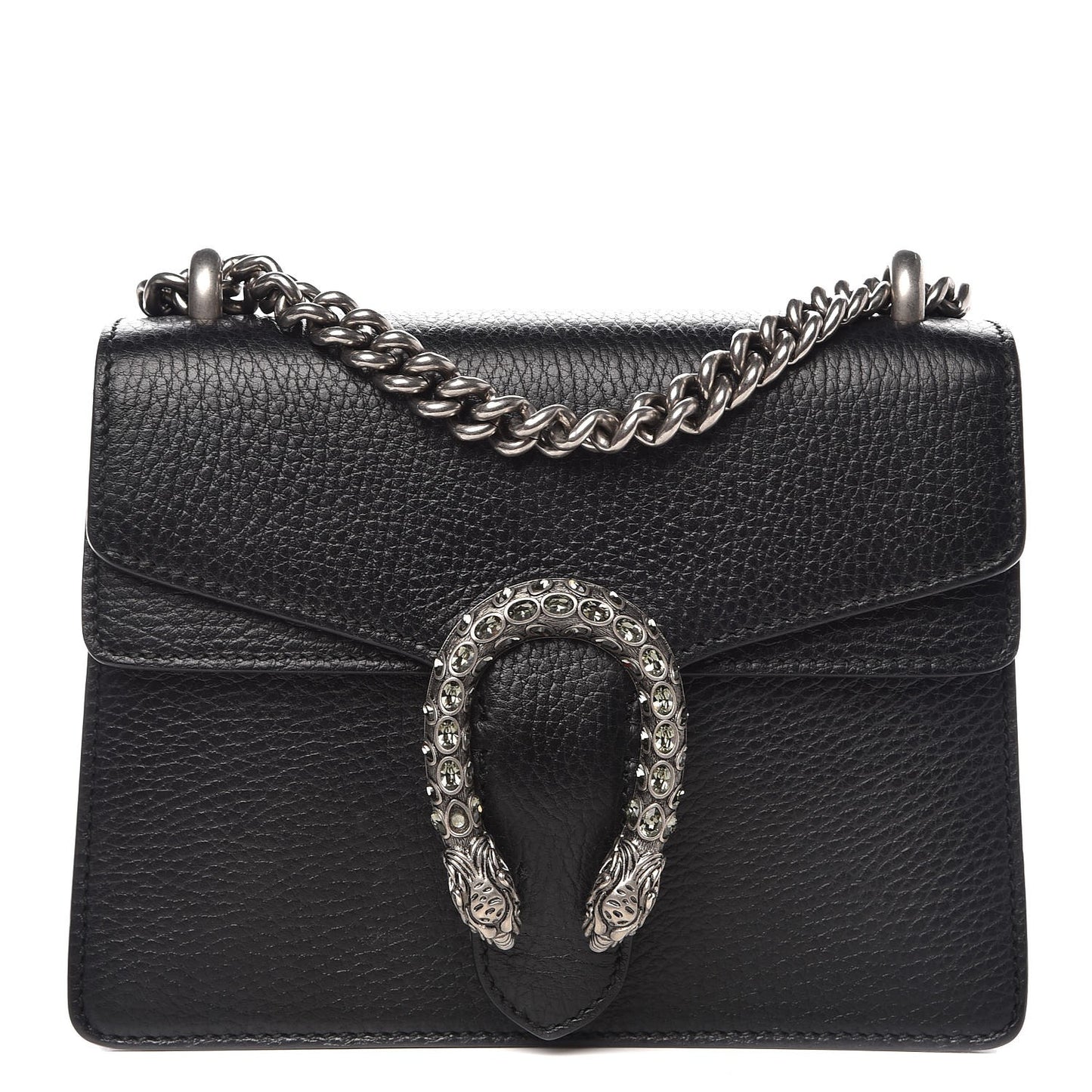 Calfskin Mini Dionysus Shoulder Bag Black