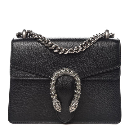Gucci Calfskin Mini Dionysus Shoulder Bag Black 1 of 9