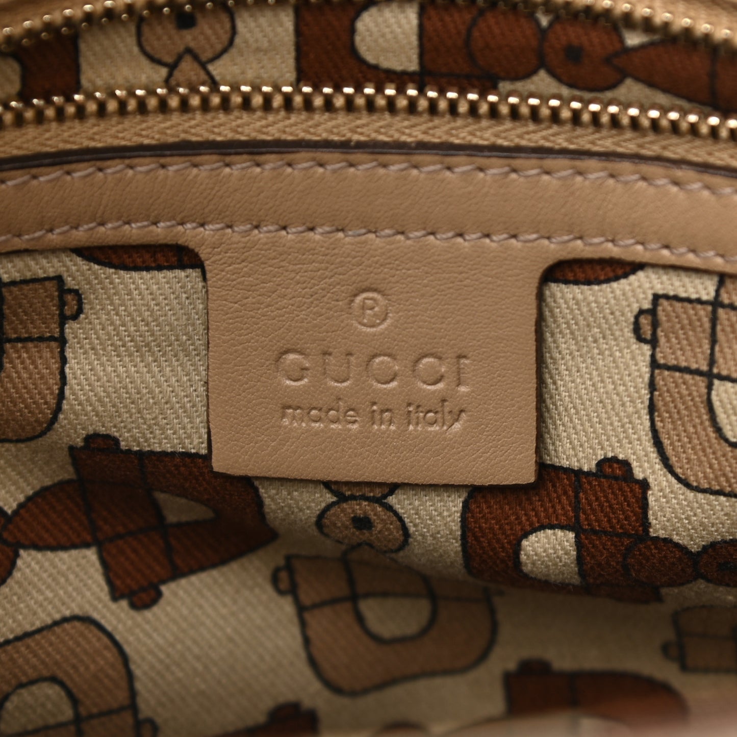 Guccissima Medium Britt Tassel Shoulder Bag Beige