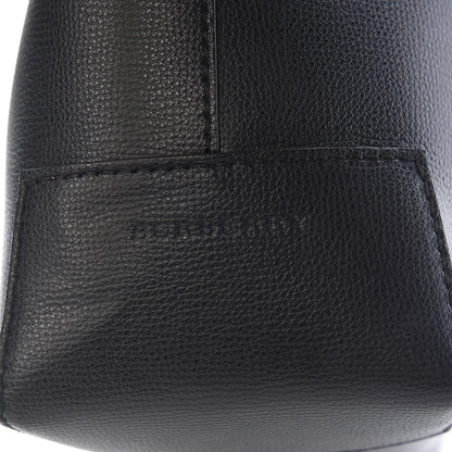 Burberry Calfskin Crest Embossed Small Tote Black 12 of 15