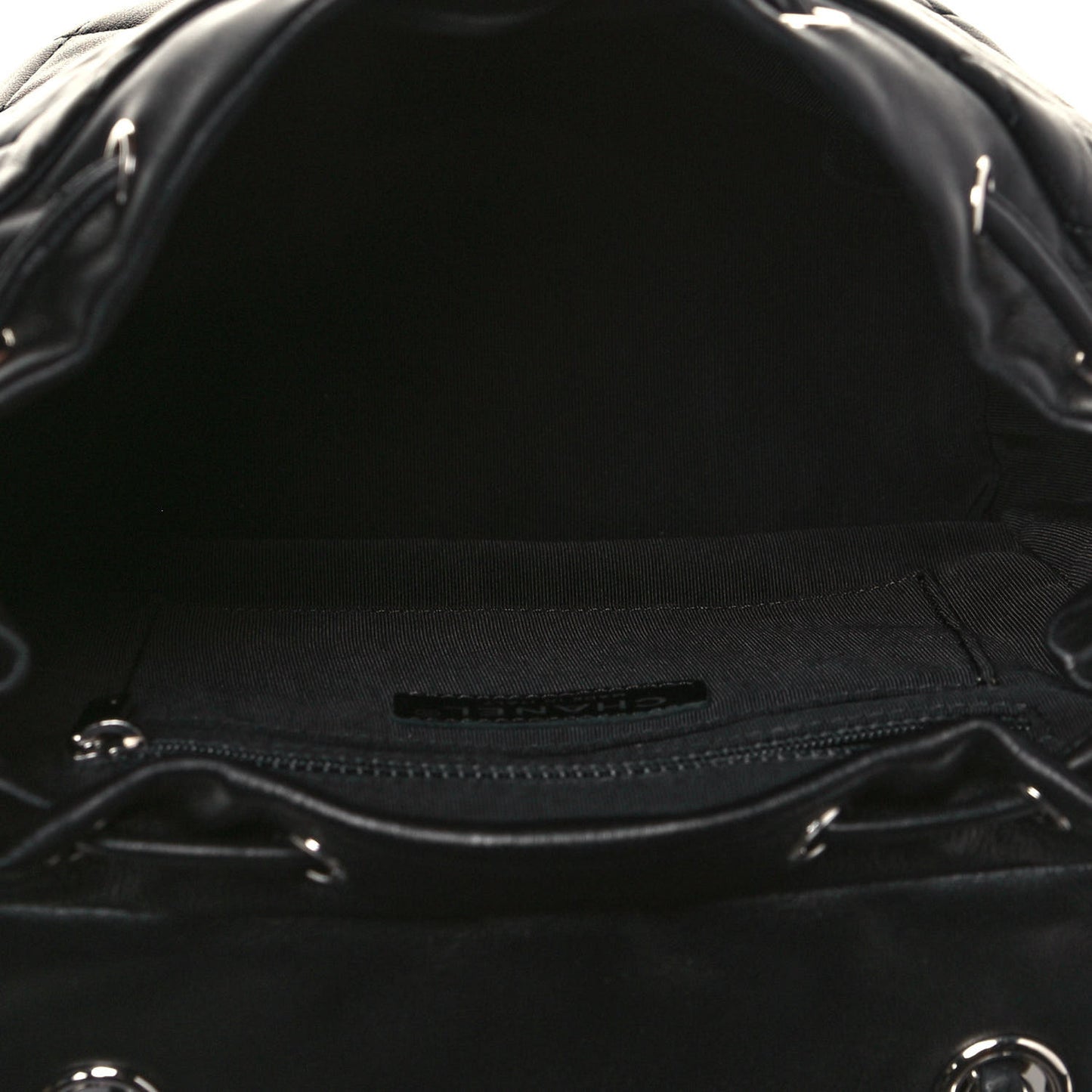 Lambskin Quilted Small Urban Spirit Backpack Black