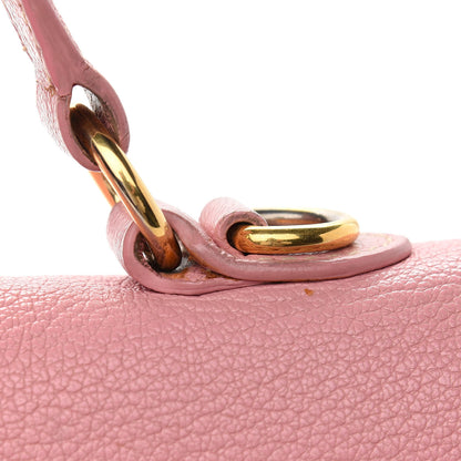 Miu Miu Goatskin Madras Shopping Tote Rosa 9 of 16
