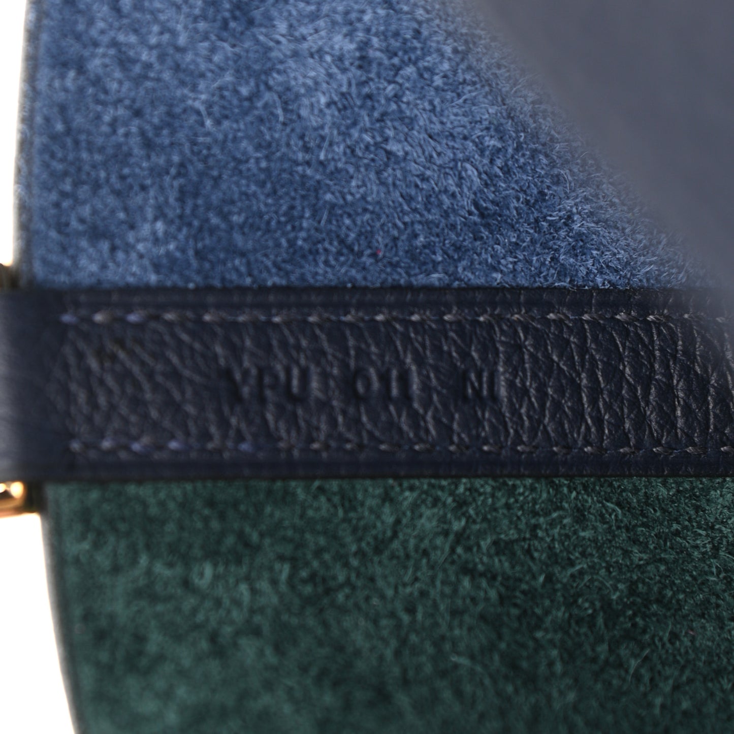 Taurillon Clemence Casaque Picotin Lock 22 MM Vert Cypres Bleu Nuit Black