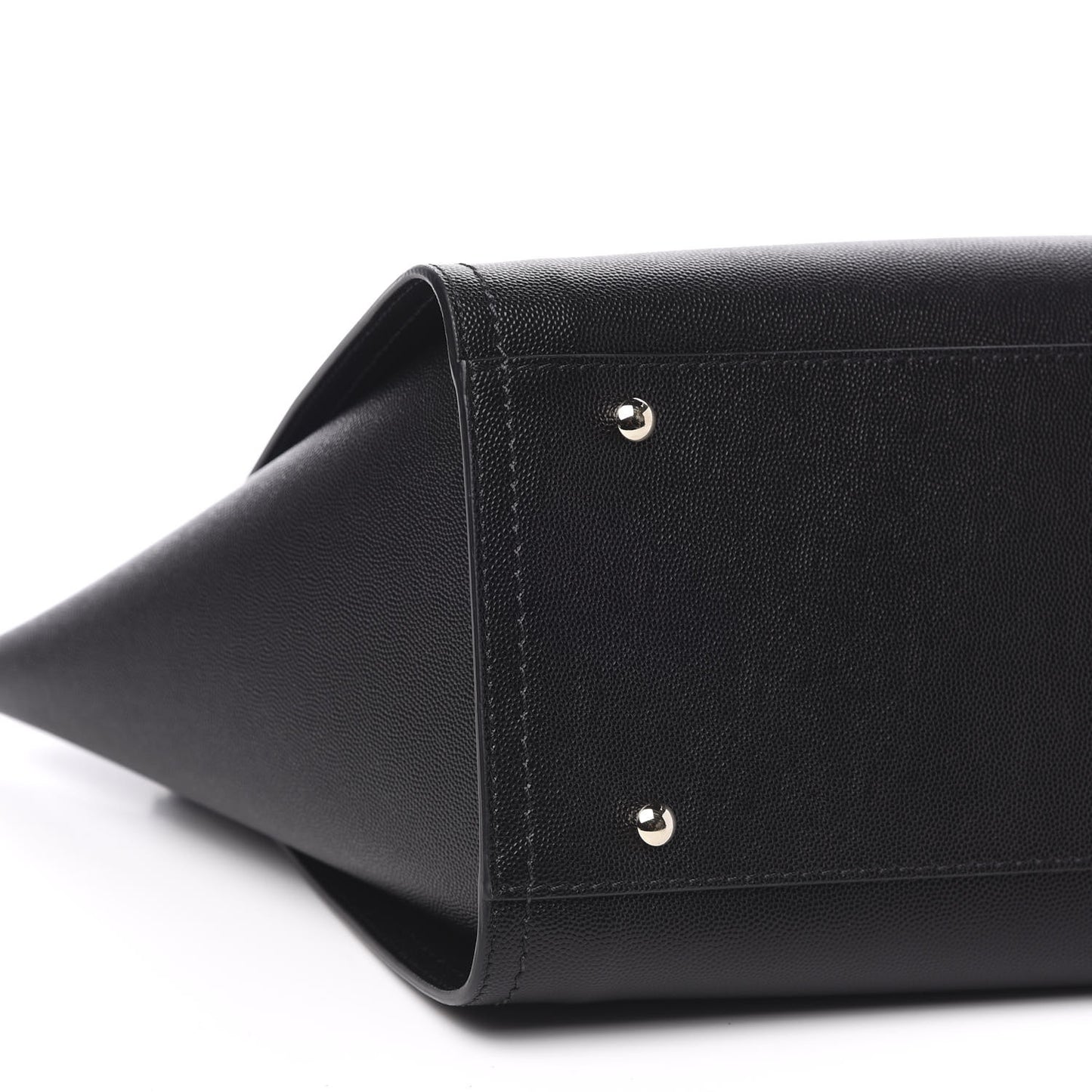 Caviar Medium Studded Deauville Tote Black