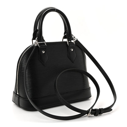 Louis Vuitton Epi Alma BB Black 3 of 9