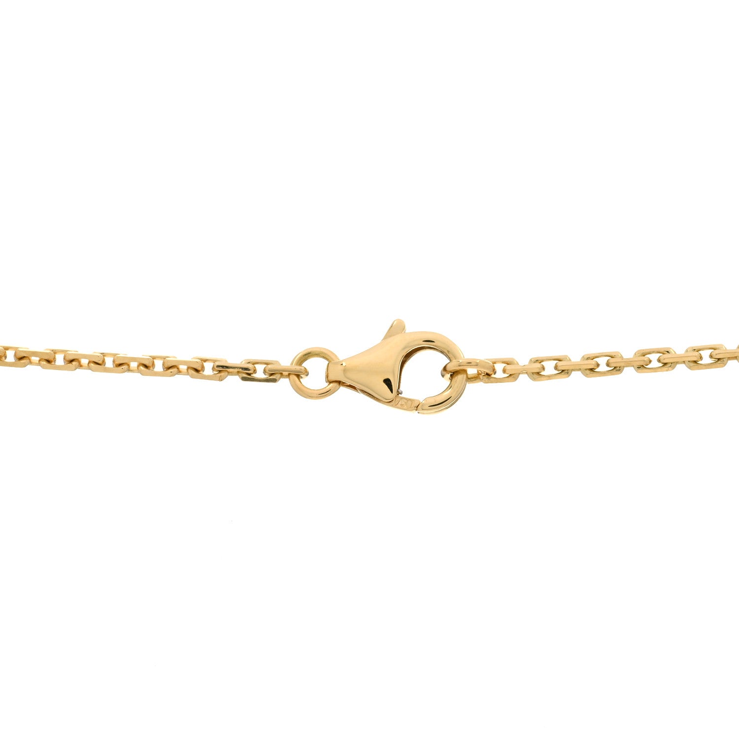 Cartier 18K Yellow Gold 3 Diamonds LOVE Pendant Necklace 3 of 4