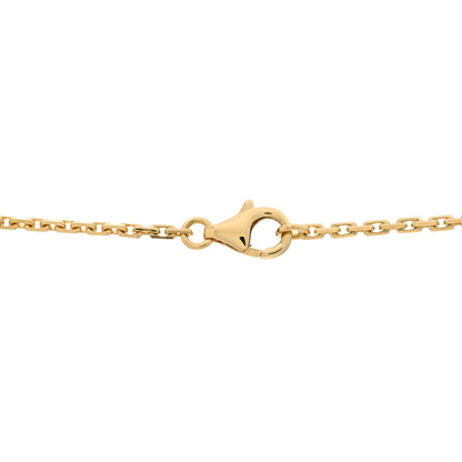 Cartier 18K Yellow Gold 3 Diamonds LOVE Pendant Necklace 3 of 4