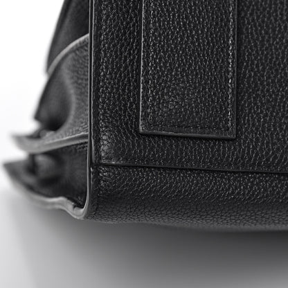 Saint Laurent Grained Calfskin Small Supple Sac De Jour Black 10 of 11