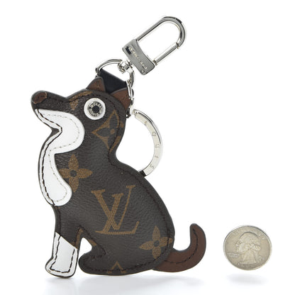 Louis Vuitton Monogram Dog Bag Charm Key Holder 3 of 6