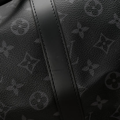 Louis Vuitton Monogram Eclipse Keepall Bandouliere 55 12 of 12