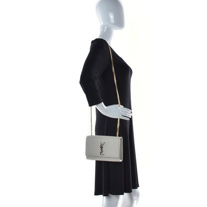 Saint Laurent Grain De Poudre Small Monogram Kate Satchel Crema Soft 2 of 13