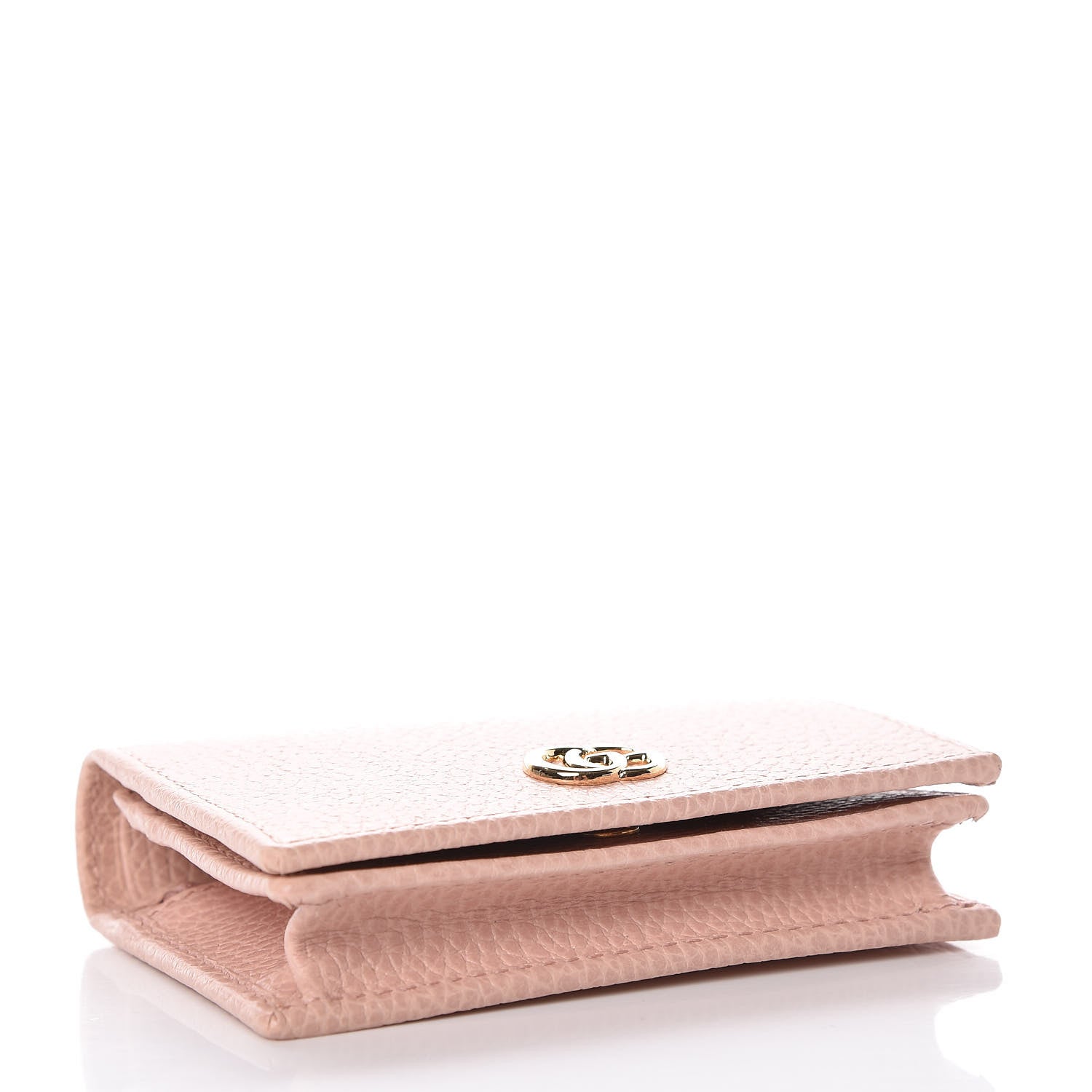 Gucci Dollar Calfskin GG Marmont Card Case Perfect Pink 4 of 8
