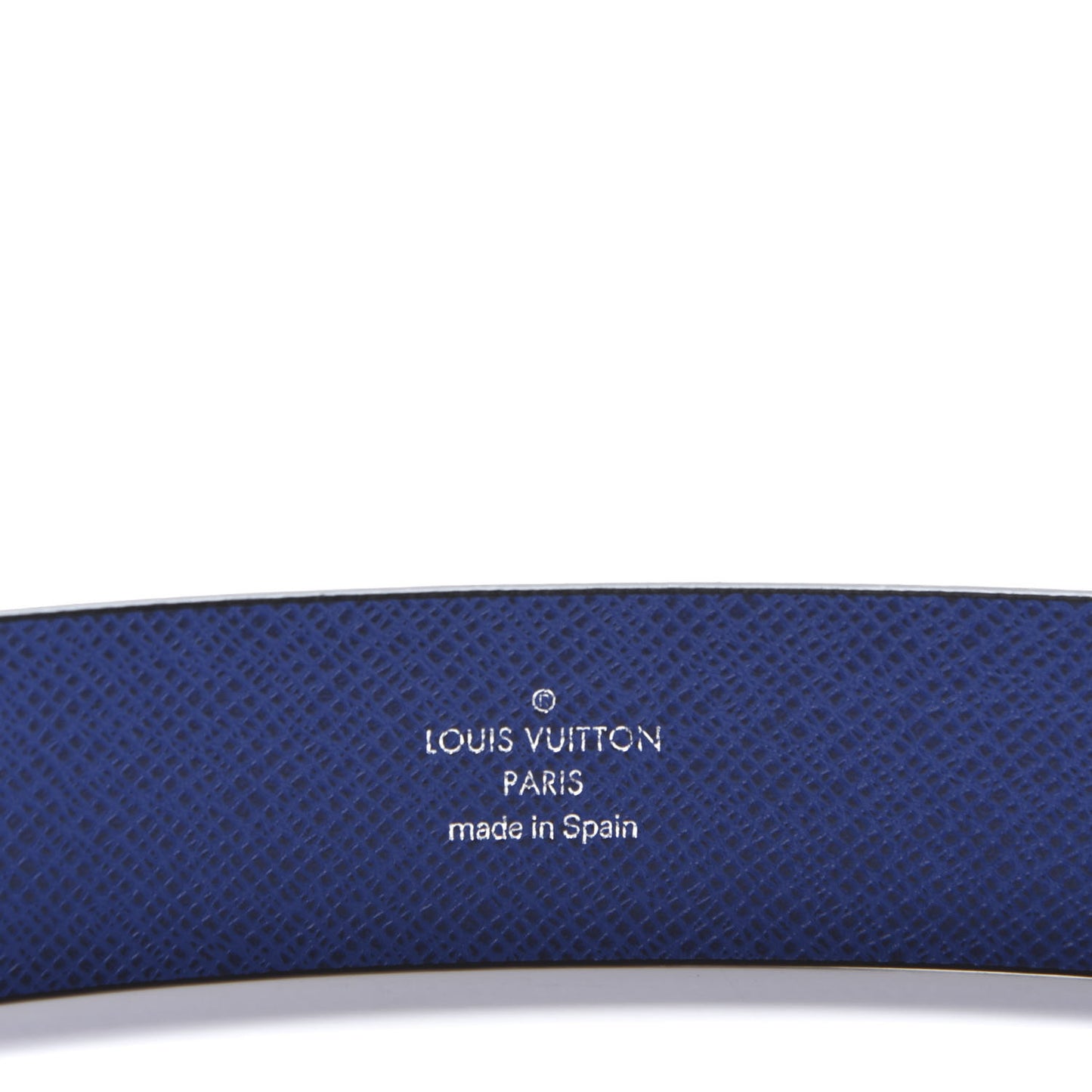 Taiga 35mm LV Initiales Belt 100 40 Cobalt