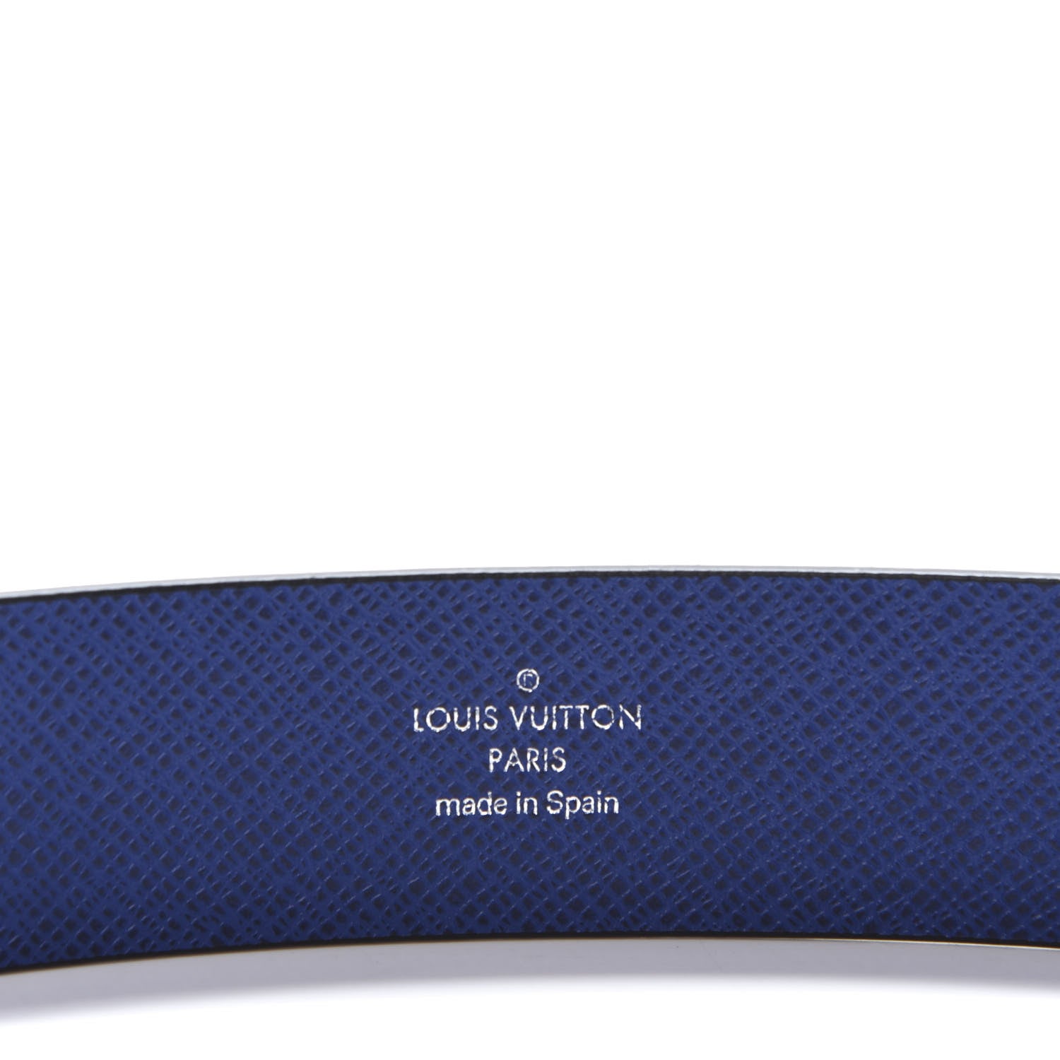 Louis Vuitton Taiga 35mm LV Initiales Belt 100 40 Cobalt 6 of 7